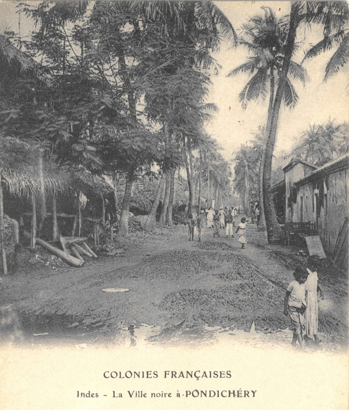 09-06 - Pondichery - rue de la ville noire